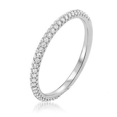 Pave Wedding Band